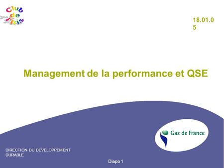Management de la performance et QSE