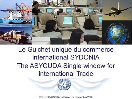 Le Guichet unique du commerce international SYDONIA