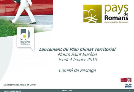 Lancement du Plan Climat Territorial