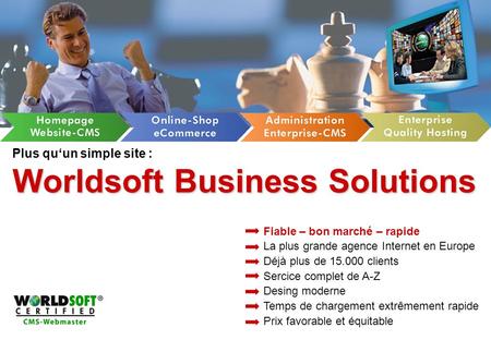 Plus qu‘un simple site : Worldsoft Business Solutions
