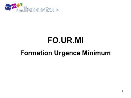 Formation Urgence Minimum