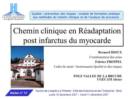 Chemin clinique en Réadaptation post infarctus du myocarde