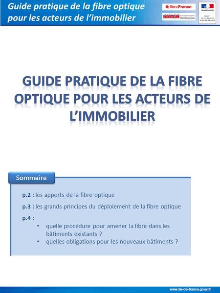Guide pratique de la fibre optique pour les acteurs de l’immobilier