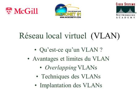 Réseau local virtuel (VLAN)