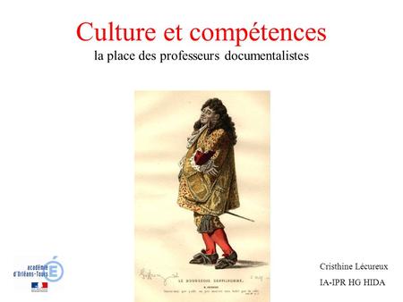 Culture et compétences la place des professeurs documentalistes
