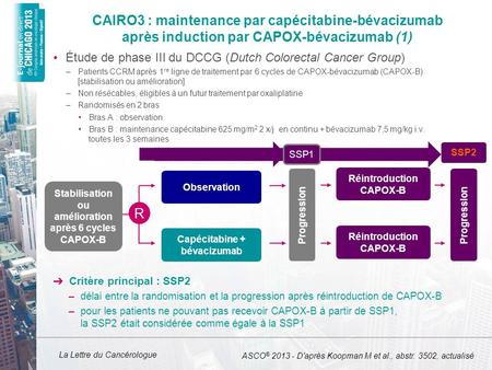 Étude de phase III du DCCG (Dutch Colorectal Cancer Group)
