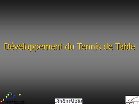 Développement du Tennis de Table