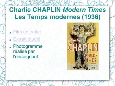 Charlie CHAPLIN Modern Times Les Temps modernes (1936)