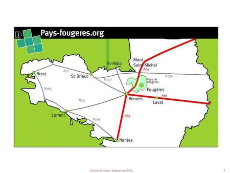 Conseil Syndical – 9 septembre 2004 1. 2 3 4 5.