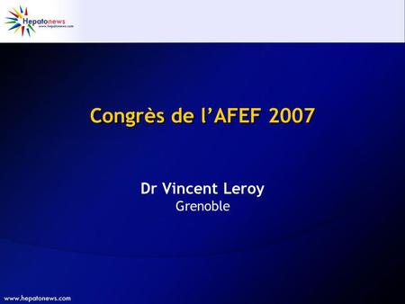 Dr Vincent Leroy Grenoble