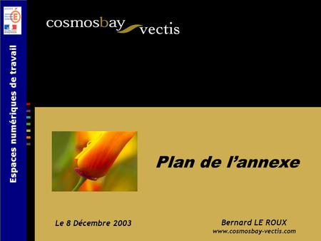 Plan de l’annexe Espaces numériques de travail Le 8 Décembre 2003