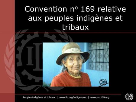 Convention no 169 relative aux peuples indigènes et tribaux