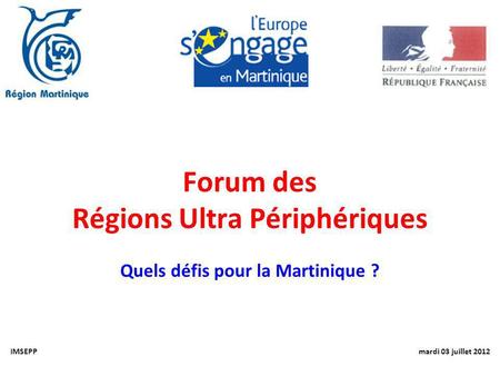 Forum des Régions Ultra Périphériques
