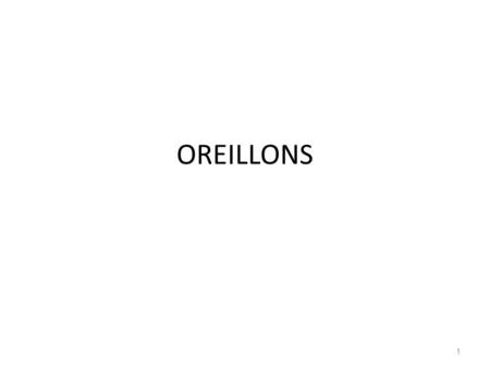 OREILLONS.