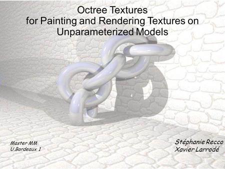 for Painting and Rendering Textures on Unparameterized Models