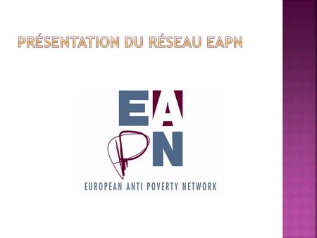Présentation du réseau EAPN