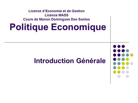Introduction Générale