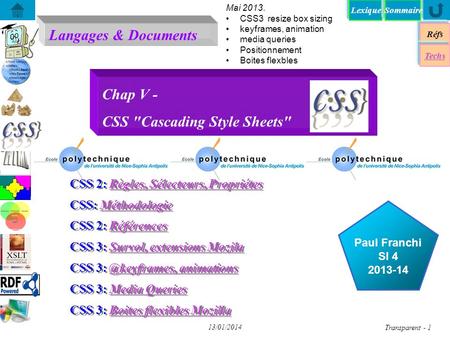 Chap V - CSS Cascading Style Sheets