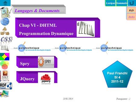 Chap VI - DHTML Programmation Dynamique