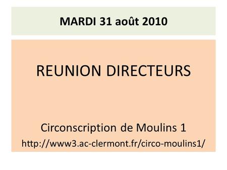 Circonscription de Moulins 1