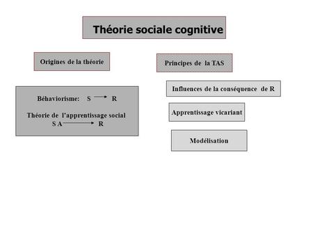 Théorie sociale cognitive