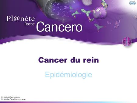Cancer du rein Epidémiologie Pr Michaël Peyromaure