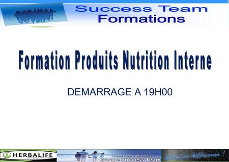 Formation Produits Nutrition Interne