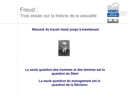 Freud : Trois essais sur la théorie de la sexualité