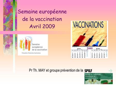 Semaine européenne de la vaccination Avril 2009