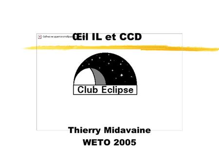 Thierry Midavaine WETO 2005
