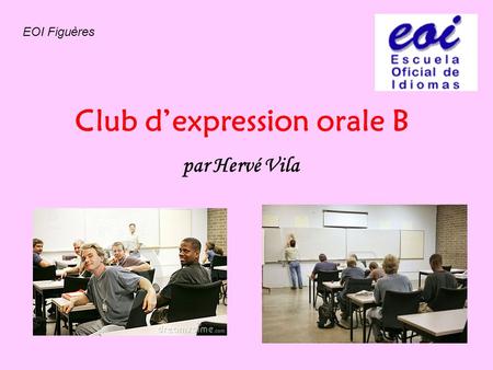 Club d’expression orale B