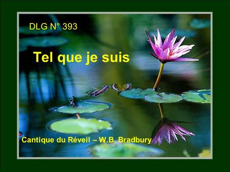 Cantique du Réveil – W.B. Bradbury