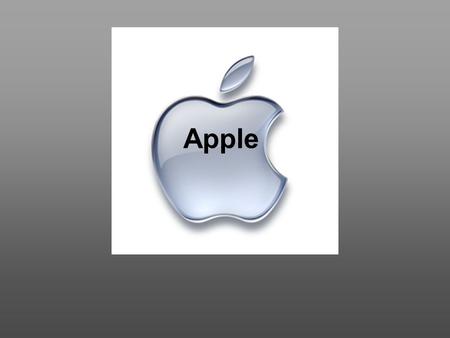 Apple Nous avons décidé de parler de la société Apple, car celle-ci est plus qu’une marque, c’est un symbole, l’emblème de la différenciation.