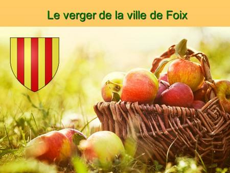 Le verger de la ville de Foix. Comment optimiser le verger Production : Fruit Utilisée par : Les habitants pour s'alimenter et augmenter leur charisme.