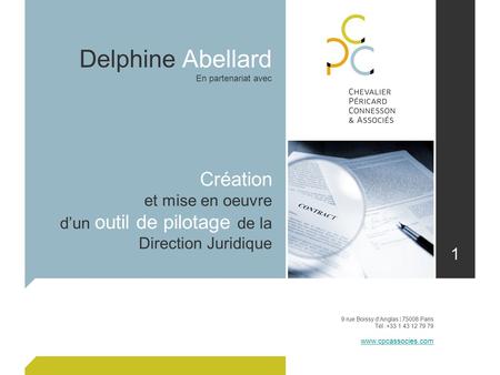 Delphine Abellard Création et mise en oeuvre