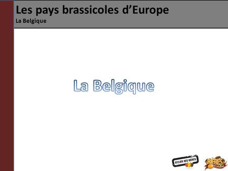 Les pays brassicoles d’Europe La Belgique