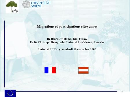 Migrations et participations citoyennes