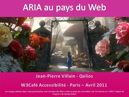 Jean-Pierre Villain - Qelios W3Café Accessibilité - Paris – Avril 2011