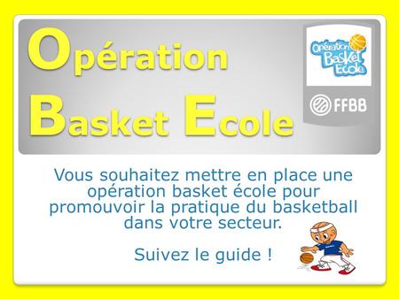 Opération Basket Ecole