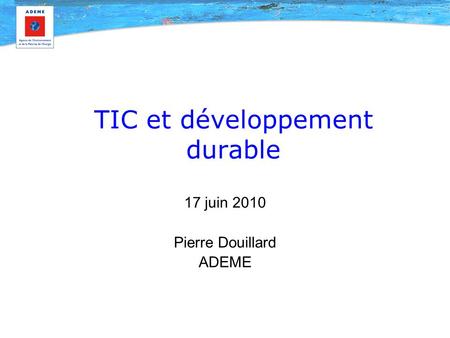 TIC et développement durable