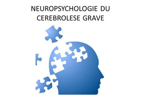 NEUROPSYCHOLOGIE DU CEREBROLESE GRAVE