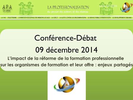 Conférence-Débat 09 décembre 2014