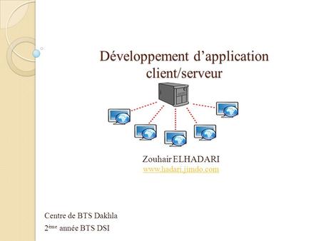 Développement d’application client/serveur