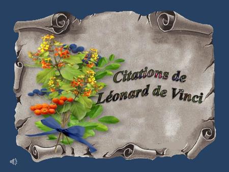 Citations de Léonard de Vinci.