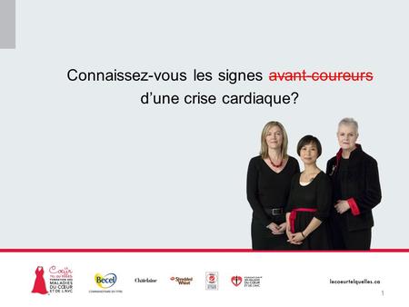 Connaissez-vous les signes avant-coureurs d’une crise cardiaque?