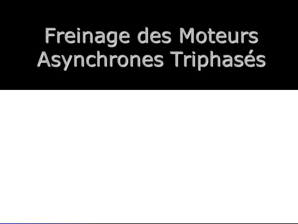 MOTEUR ASYNCHRONE TRIPHASE - ppt video online télécharger