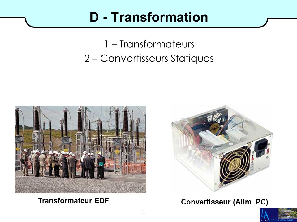 LES CONVERTISSEURS STATIQUES - ppt télécharger