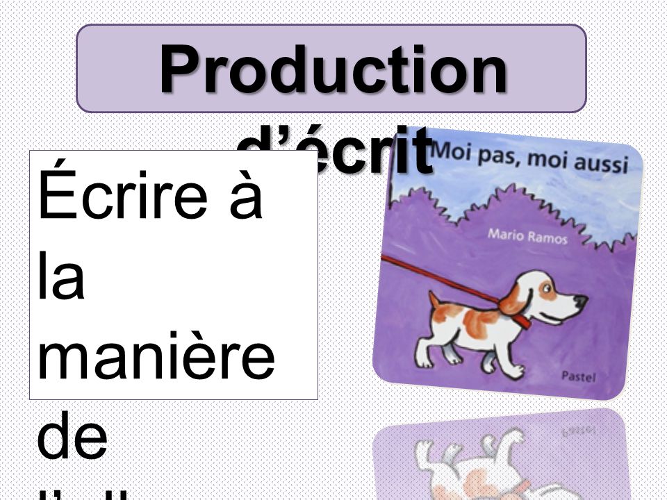 Présenter et décrire un animal / Le loup/ production écrite /animals in  french/ 