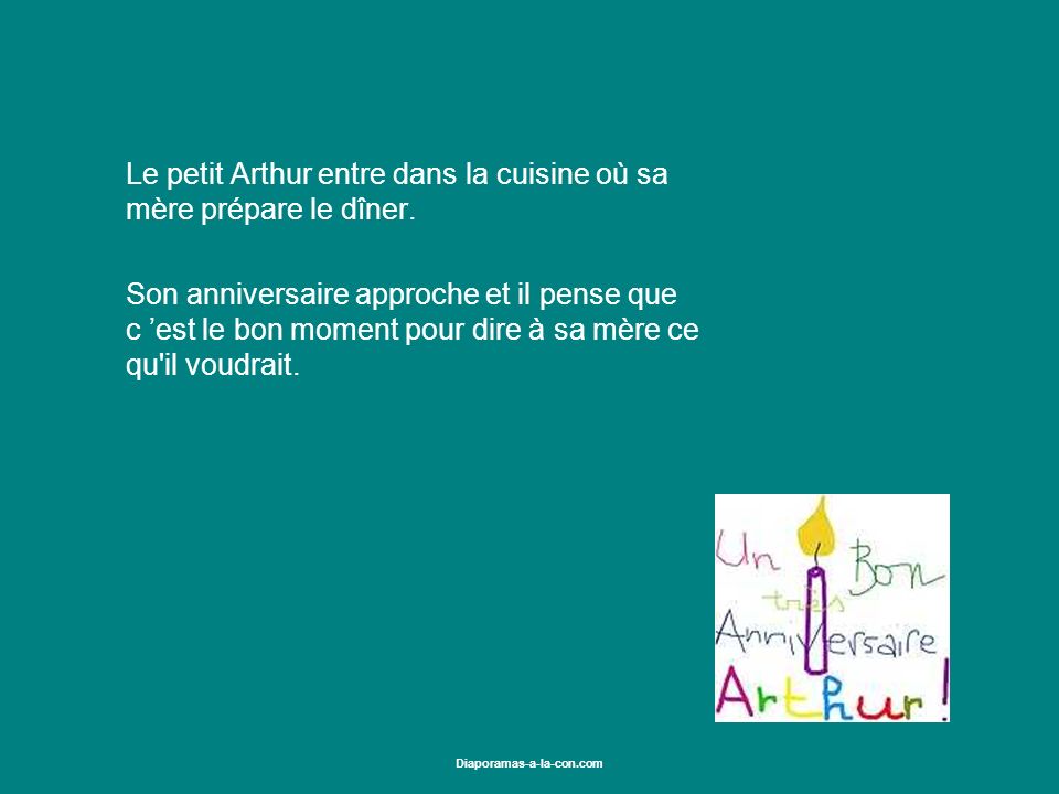 Le Petit Arthur Entre Dans La Cuisine Ou Sa Mere Prepare Le Diner Ppt Video Online Telecharger