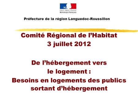 Préfecture de la région Languedoc-Roussillon